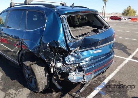 2021 Volkswagen Atlas 3.6L V6 Se W/Technology R-Line from USA, damaged, VIN 1V2PR2CA5MC511226